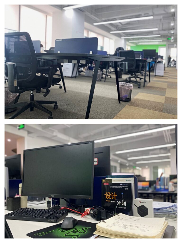 速石科技-新辦公區-工位,上海市楊浦區國通路118號天盛廣場A棟1801室